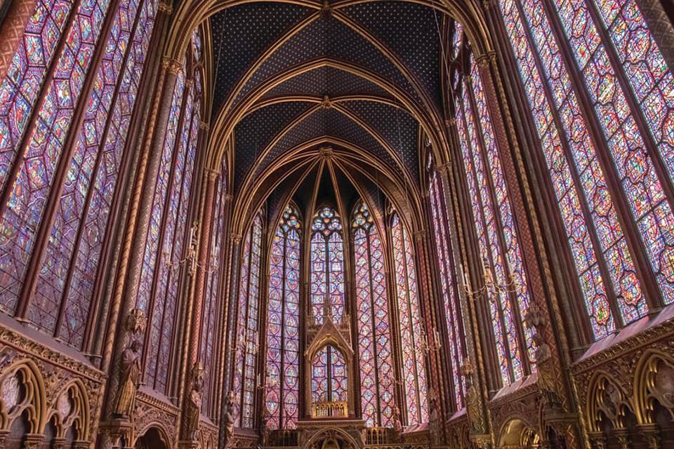 The Gothic Sainte-Chapelle in Paris