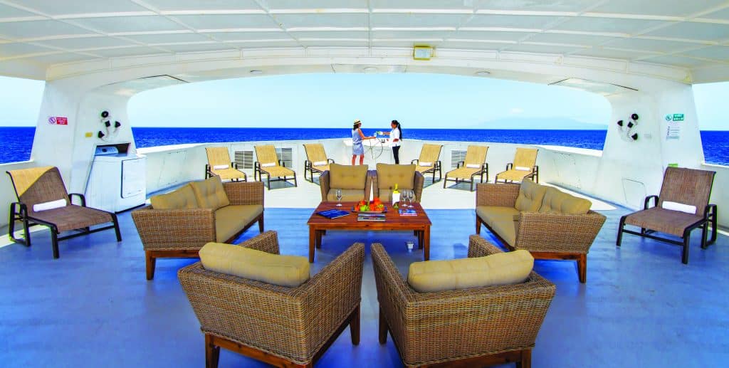 Treasure of Galapagos shaded deck