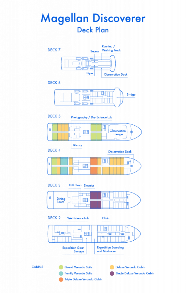 Magellan Discoverer Deck Plan