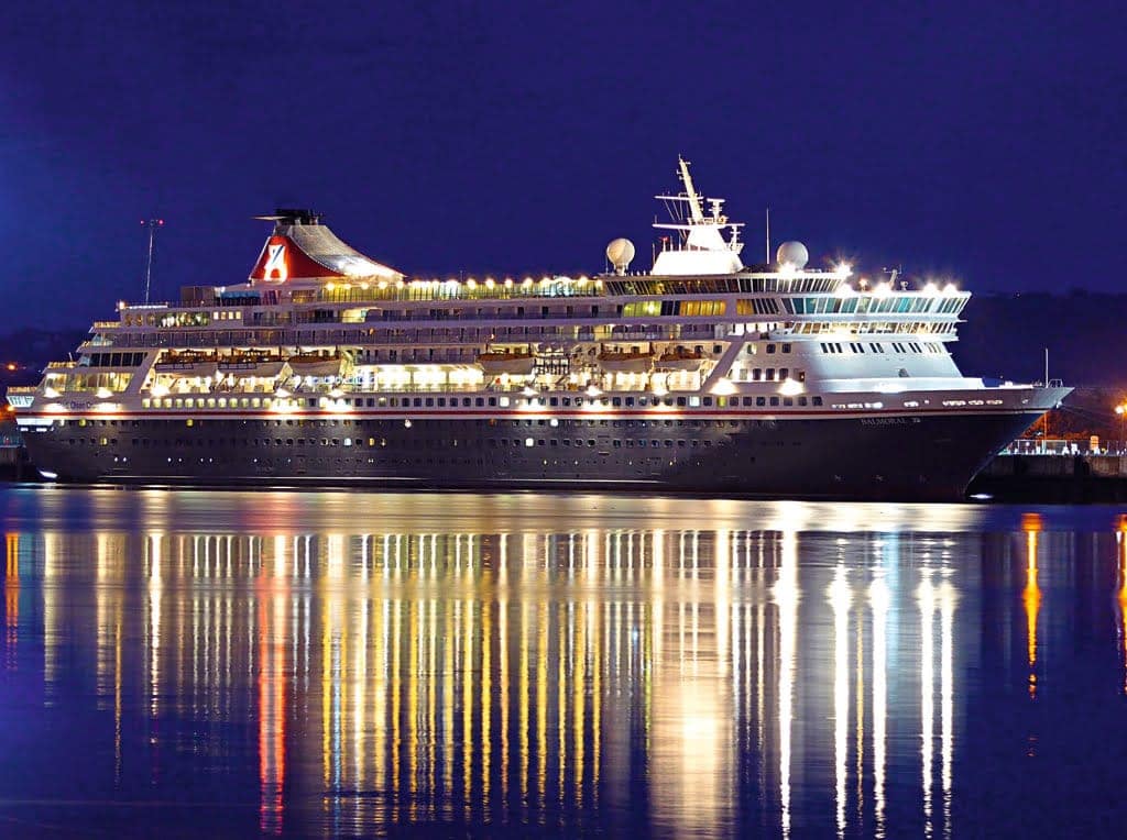 Fred. Olsen Cruise Lines' Balmoral docked in Belfast