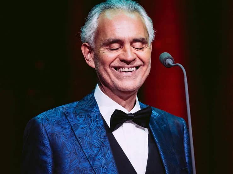 Iconic Italian tenor Andrea Bocelli