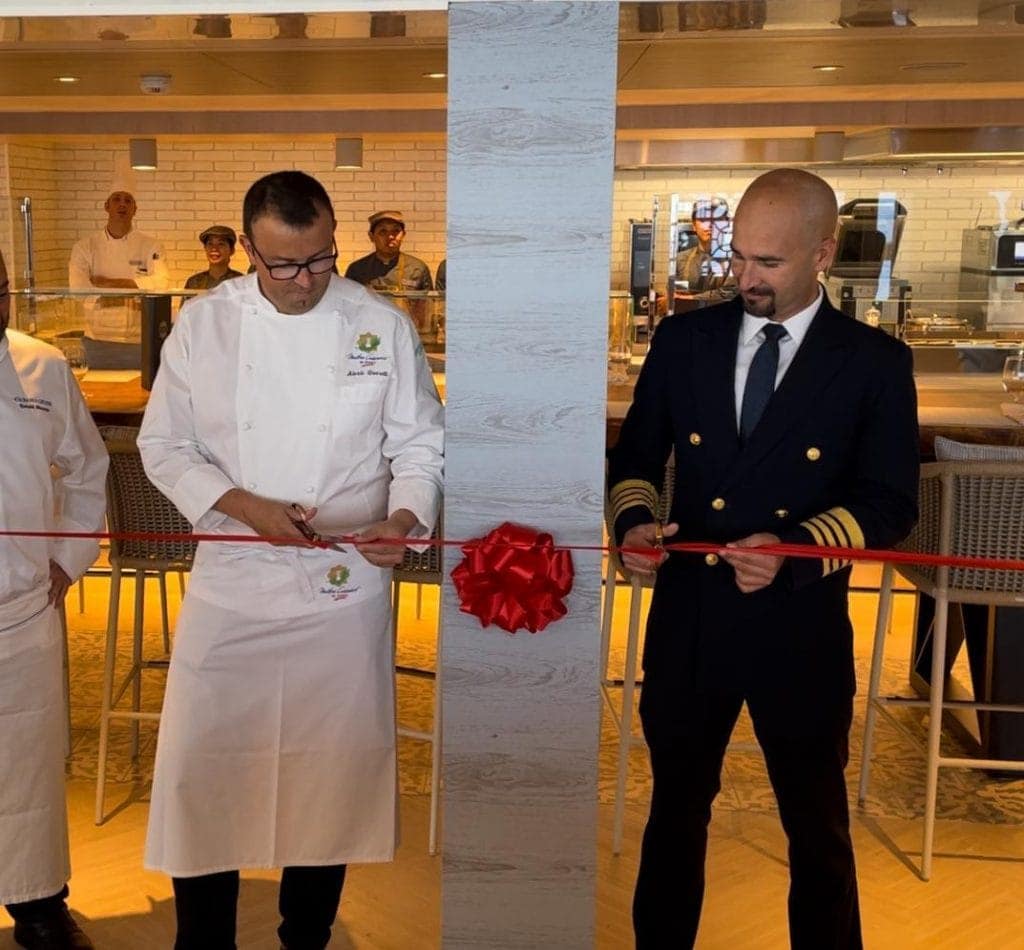 Chef Alexis Quaretti and the Master of Marina open Aquamar Kitchen