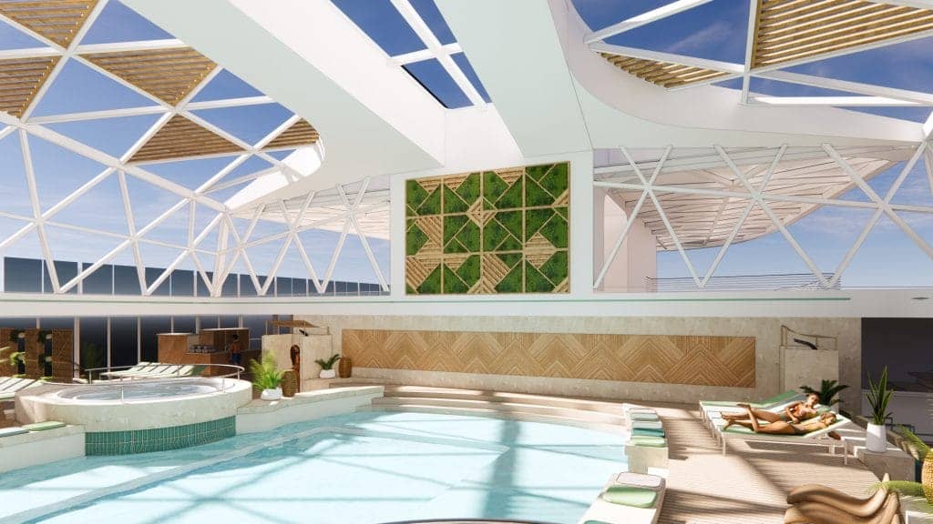 TUI Cruises Mein Schiff 7 Indoor Pool, Rendered Image