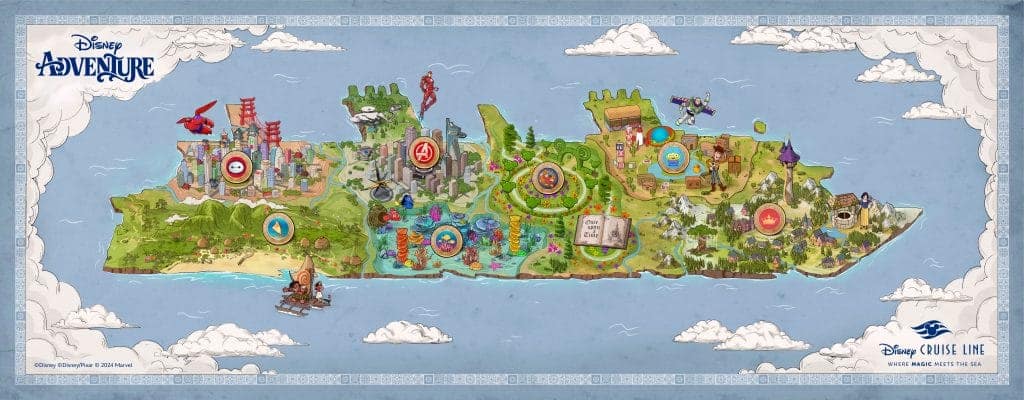 Disney Adventure - Adventure Map