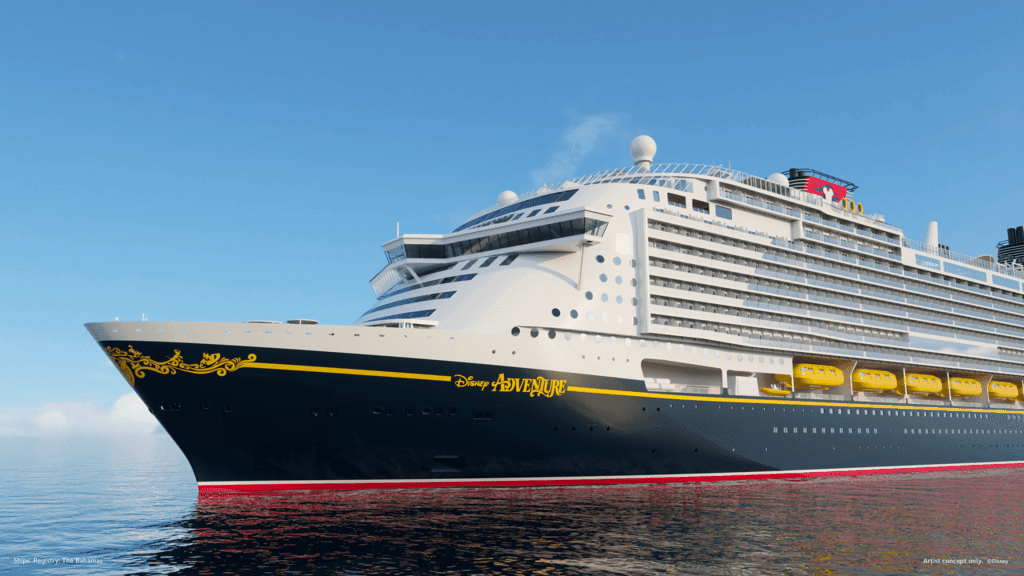 Disney Cruise Lines' Disney Adventure - Rendered Image