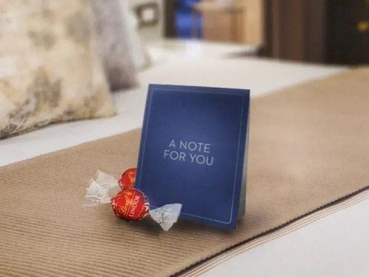 Holland America Line & Lindt Lindor - “Sweet Dreams” turndown service