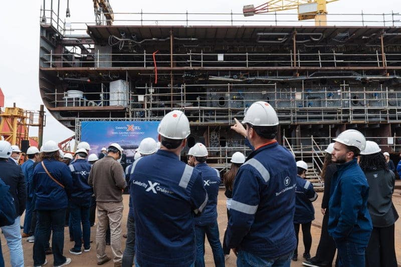 Construction of Celebrity Xcel, the fifth vessel in Celebrity Cruises’ award-winning Edge Series Ships, commenced on June 13