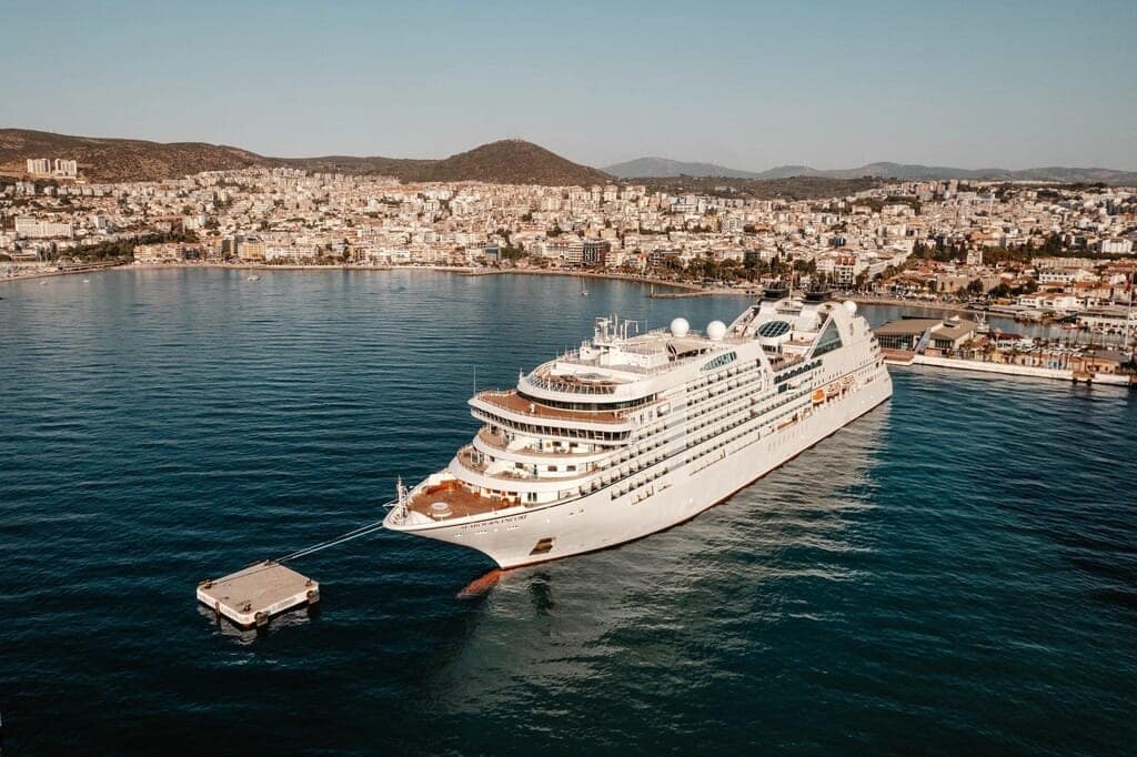 Seabourn Encore at Kusadasi, Turkey
