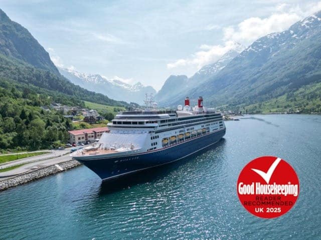 Fred. Olsen Cruise Lines receives Good Housekeeping Reader Recommended accreditation