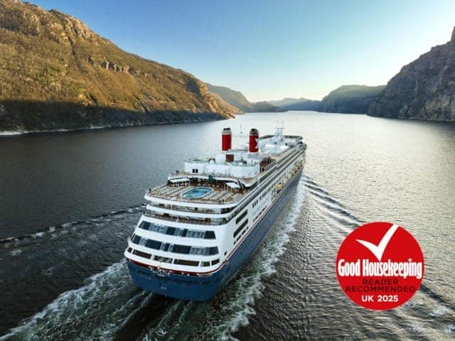 Fred. Olsen Cruise Lines receives Good Housekeeping Reader Recommended accreditation