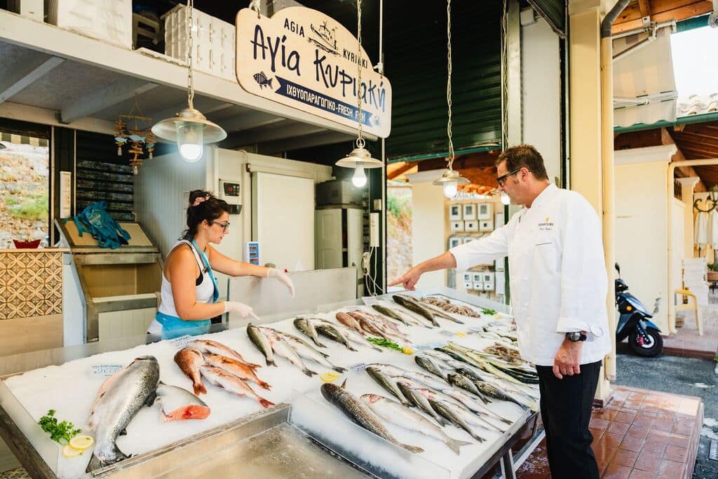 Seabourn, shopping with the chef