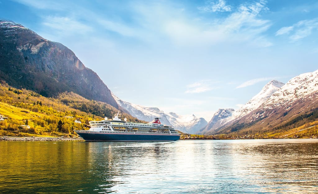 Fred. Olsen Cruise Lines' Balmoral in Olden, Norway