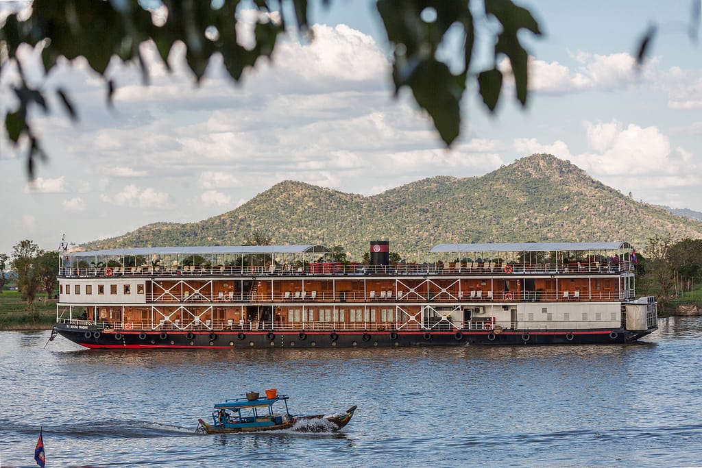 Pandaw sailing the Mekong River