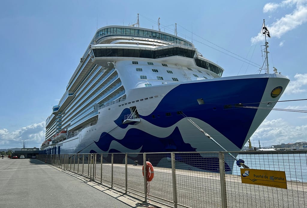 Sky Princess, Alongside La Coruna, Spain