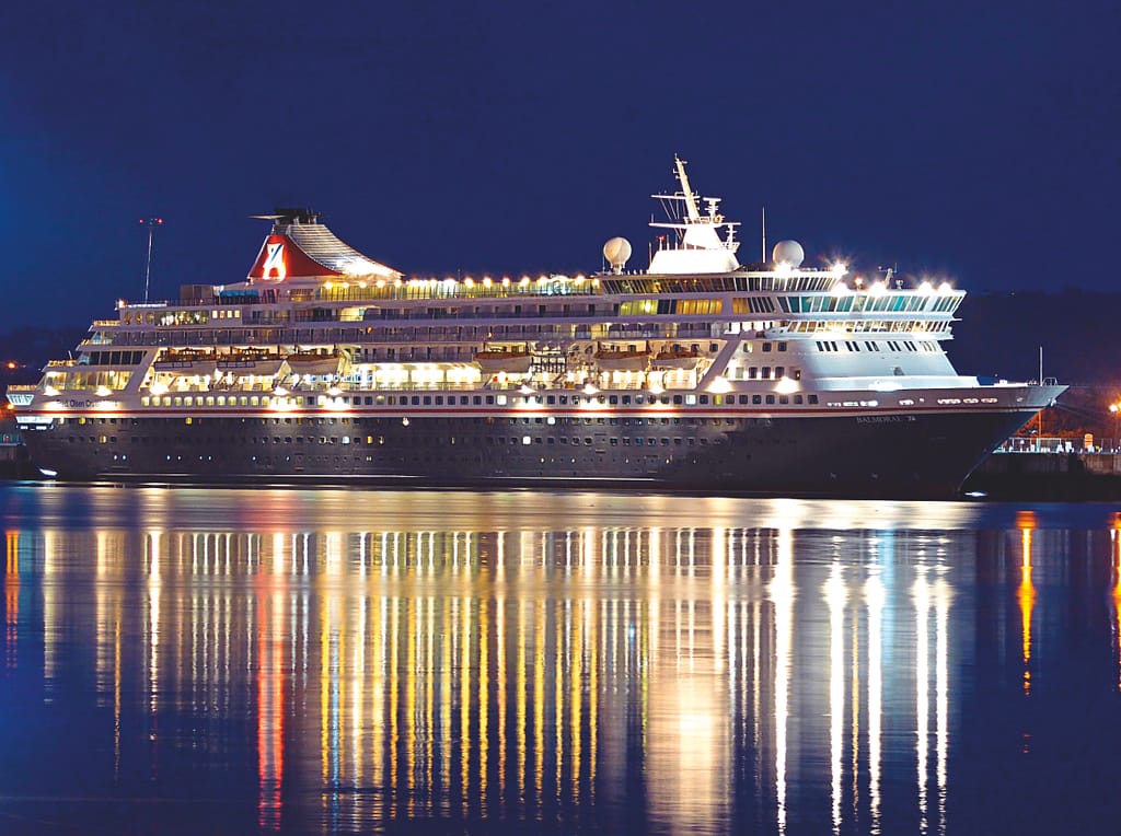 Fred. Olsen Cruise Lines' Balmoral docked in Belfast