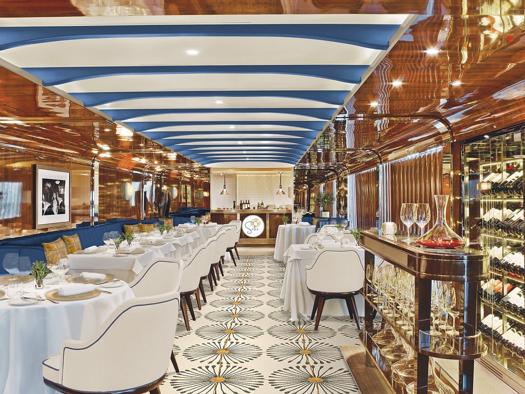 Solis Restaurant on board Seabourn Quest (Rendered Image)