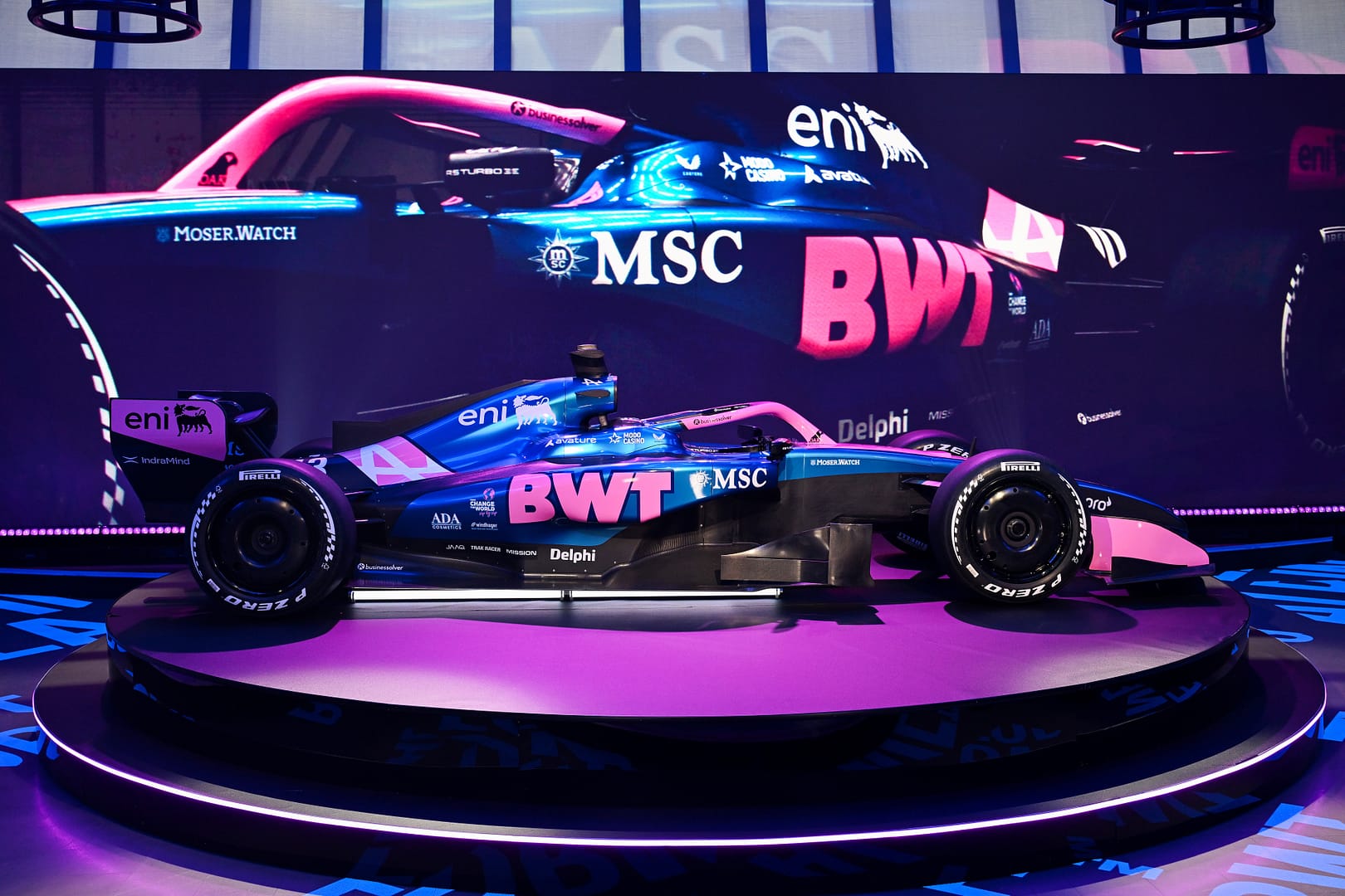 BMT Alpine Formula One Team's new livery