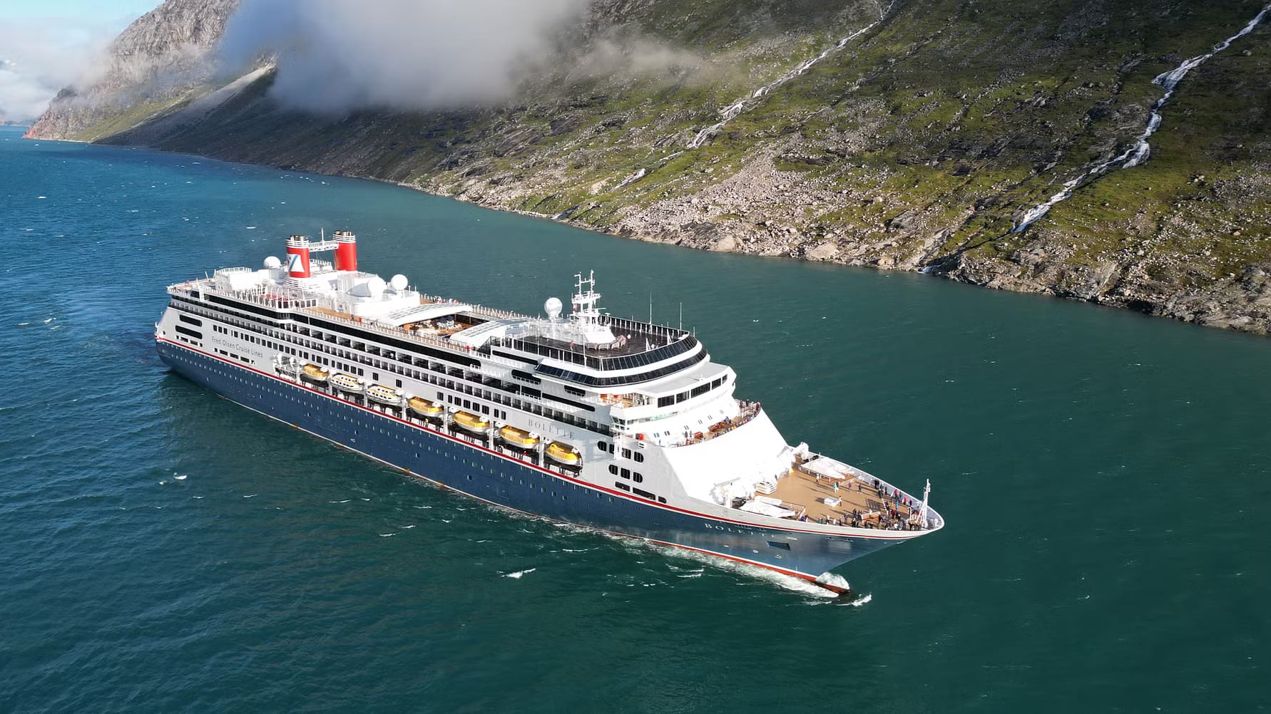 Fred. Olsen Cruise Lines Bolette in Prins Christiansund, Greenland
