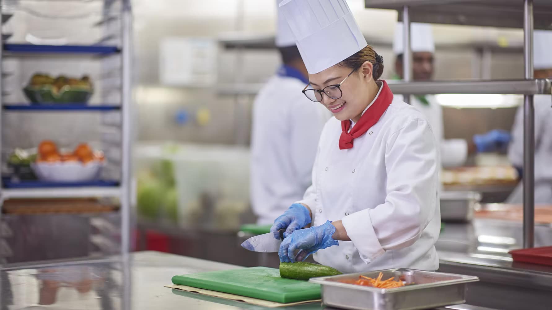 Galley Team on Fred. Olsen Cruise Lines' Bolette