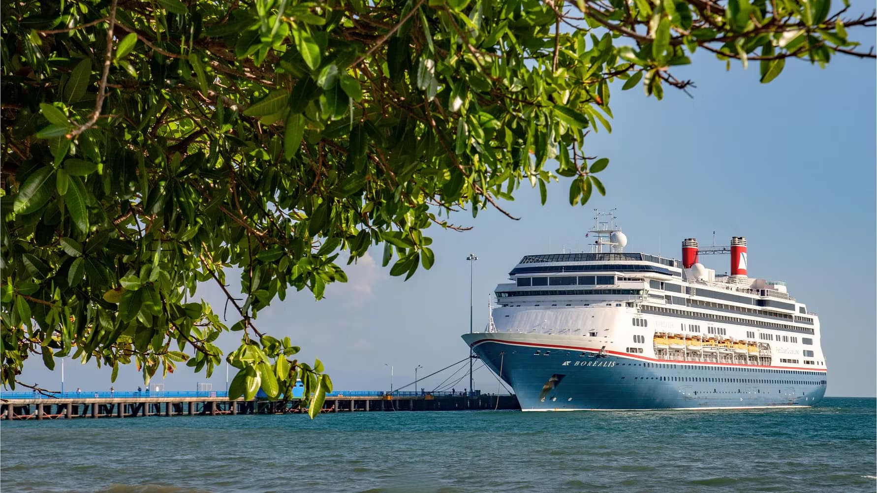 Fred. Olsen Cruise Lines' Borealis in Punta Arenas, Chile