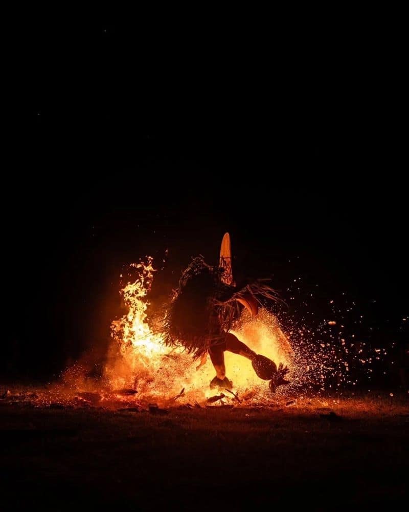 Baining Fire Dance in Papua New Guinea