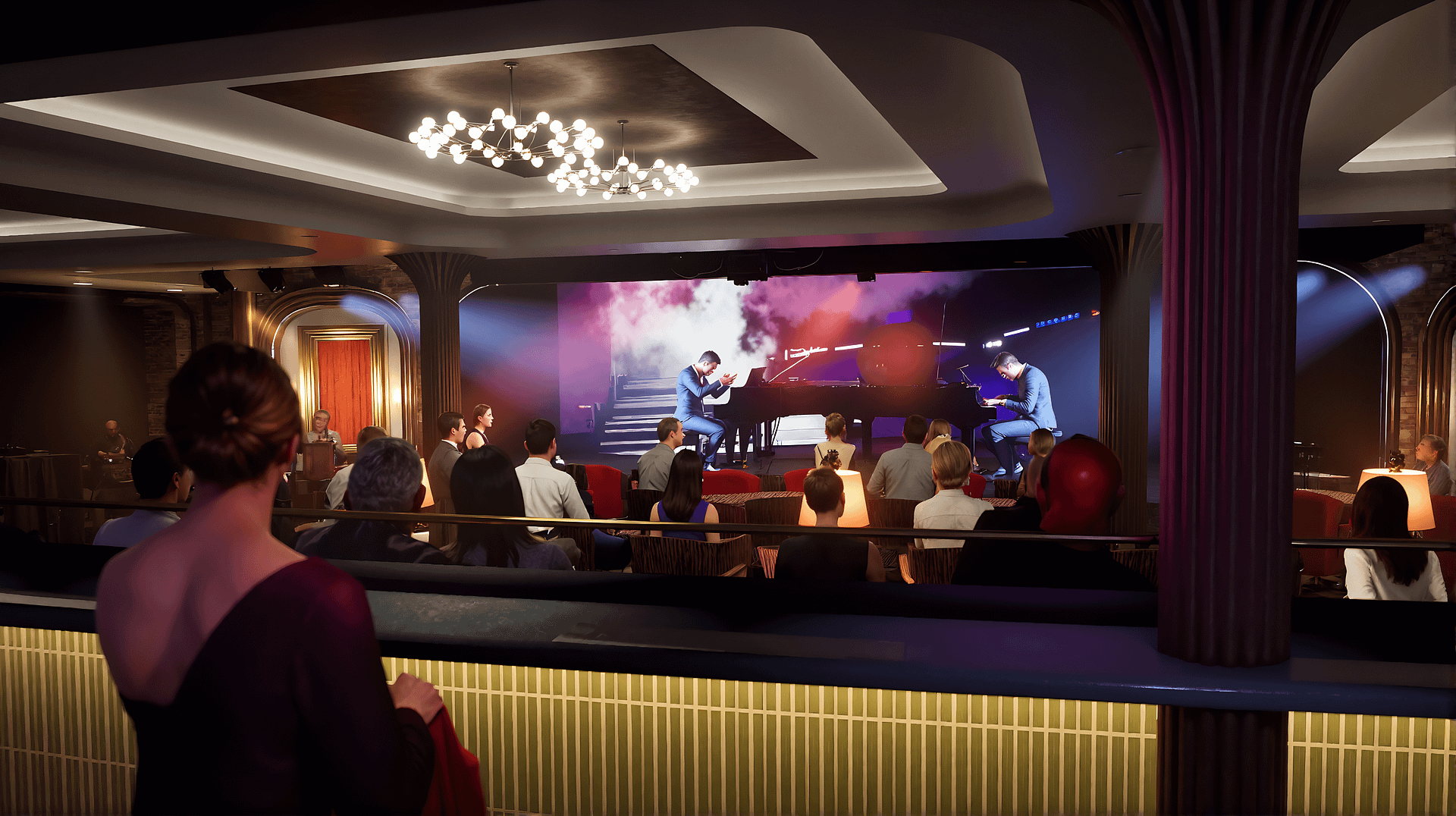Celebrity Cruises Relaunches Celebrity Solstice with Eight New Experiences Boulevard Lounge Stage