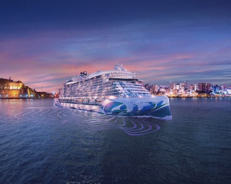 Norwegian Viva in San Juan - Rendering - © 2023 Norwegian Cruise Line Holdings Ltd.