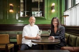 Katie McAlister with Michel Roux
