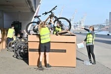 Taking Delivery of Boo Bamboo Bikes