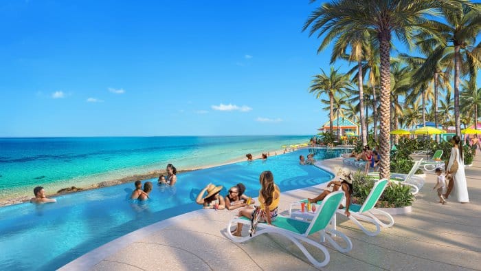 Royal Caribbean’s Royal Beach Club Paradise Island - Rendered Image